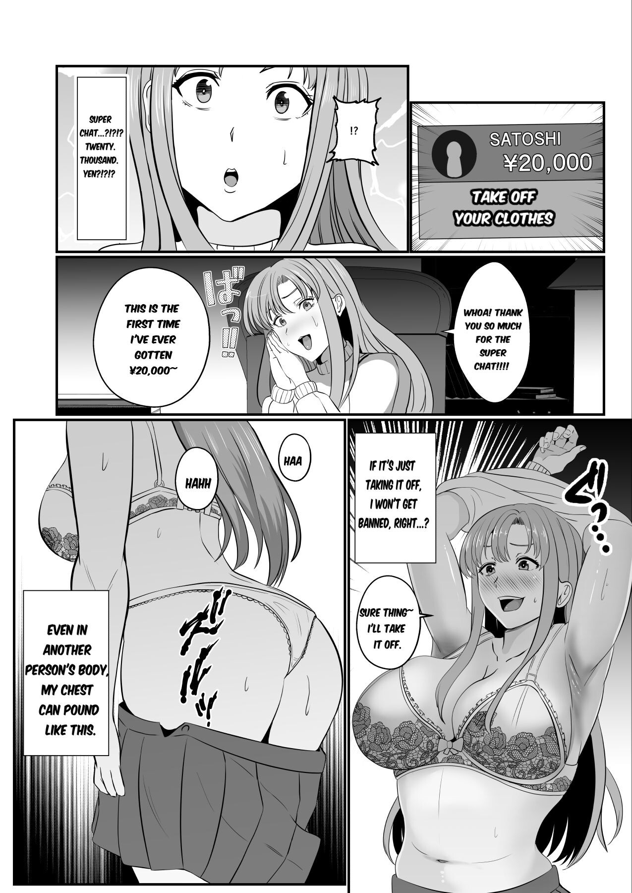 Hentai Manga Comic-~ Possession-Type YTuber ~ Streaming with a Stolen Body-Read-9